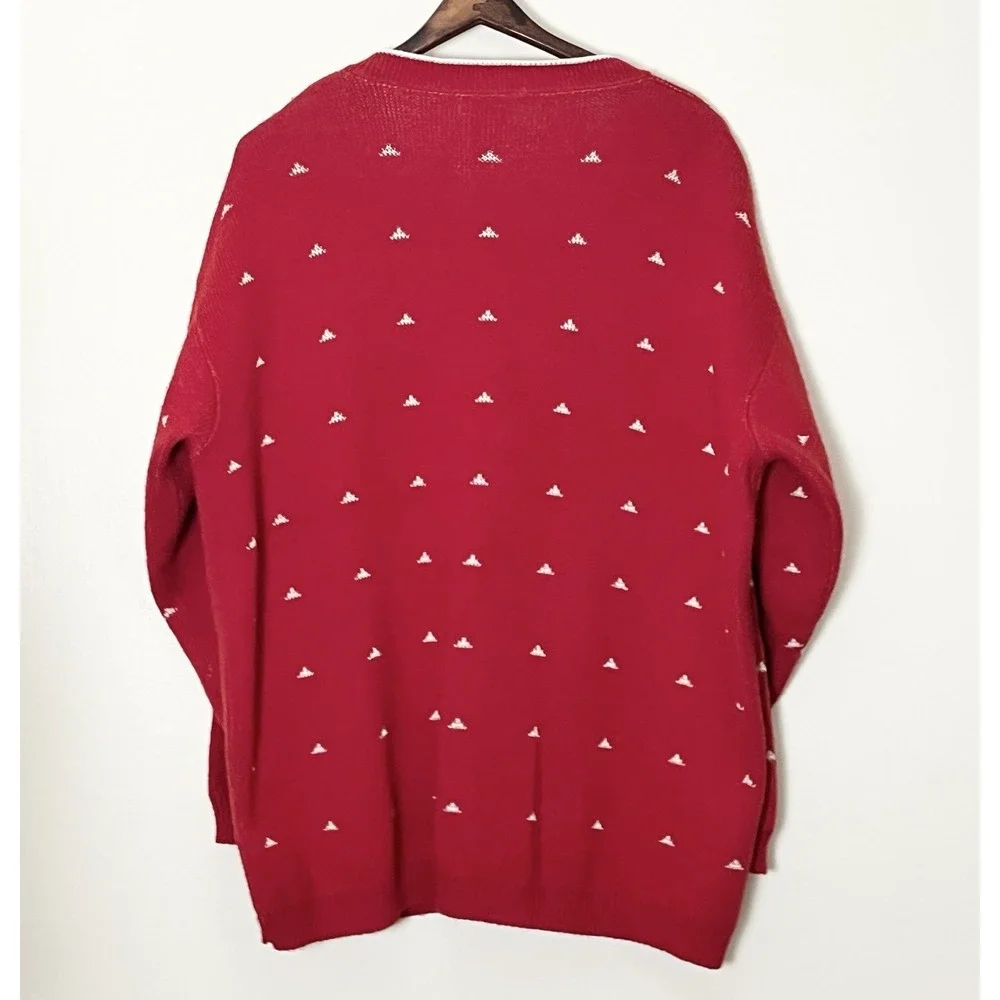 Vintage Campfire‎ Boys And Girls Cardigan Men's XL Red White Outdoor Trooper